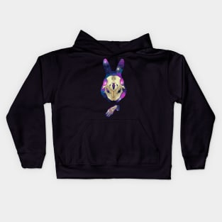 Galactic Skull Rabbit Kids Hoodie